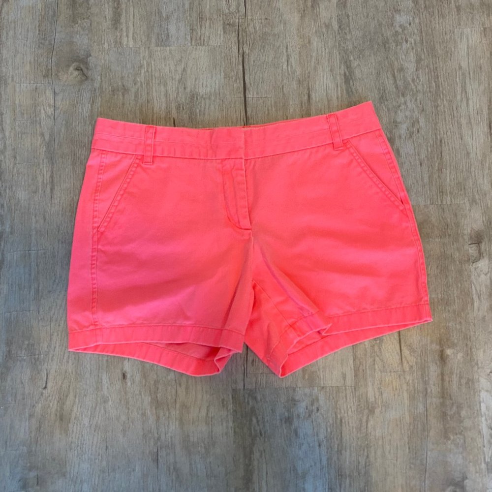 J. Crew Neon Pink Shorts